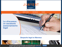 Tablet Screenshot of junyentadvocats.com